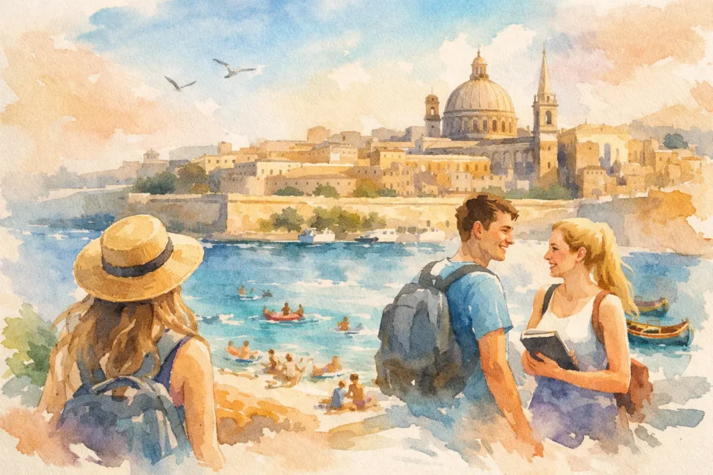 Corso inglese Malta giovani adulti: scegliere bene