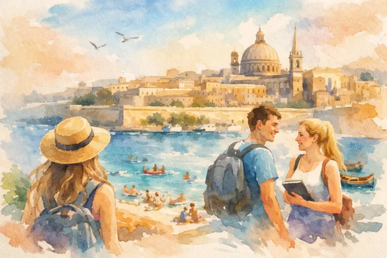 Corso inglese Malta giovani adulti: scegliere bene
