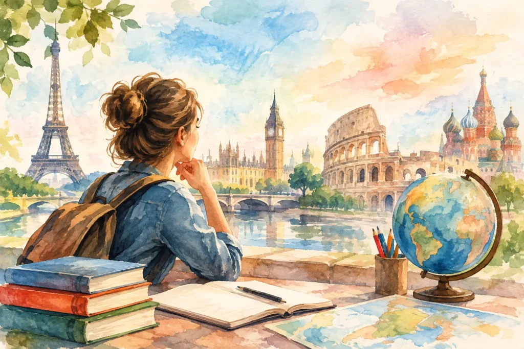 Come organizzare un corso linguistico estero