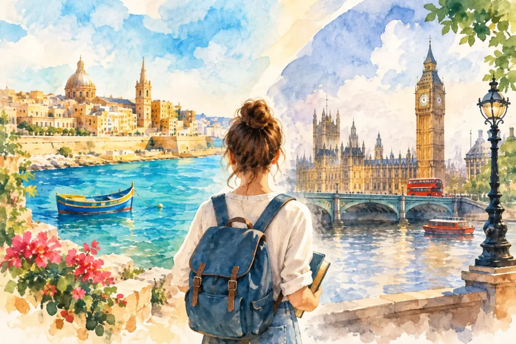 Malta o Inghilterra: quale vacanza studio scegliere?